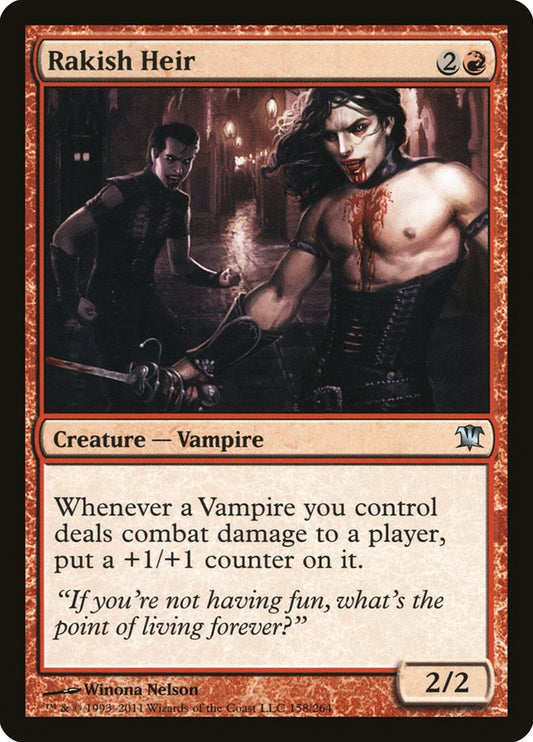 Rakish Heir [Innistrad] [Foil]