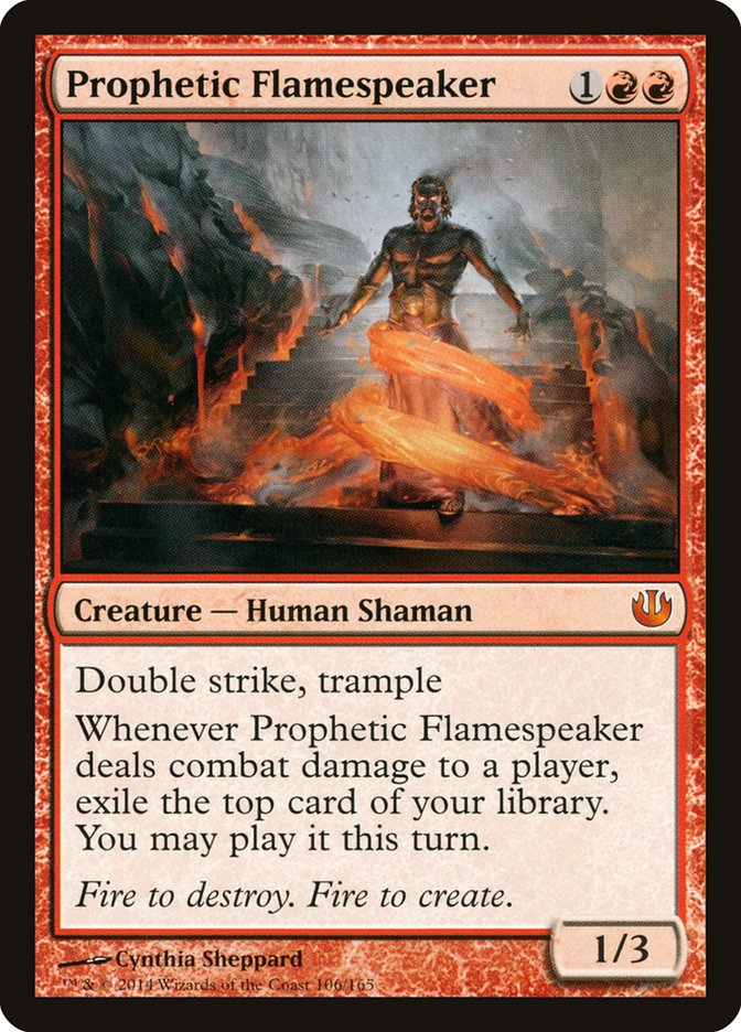 Prophetic Flamespeaker [Journey into Nyx] [Foil]