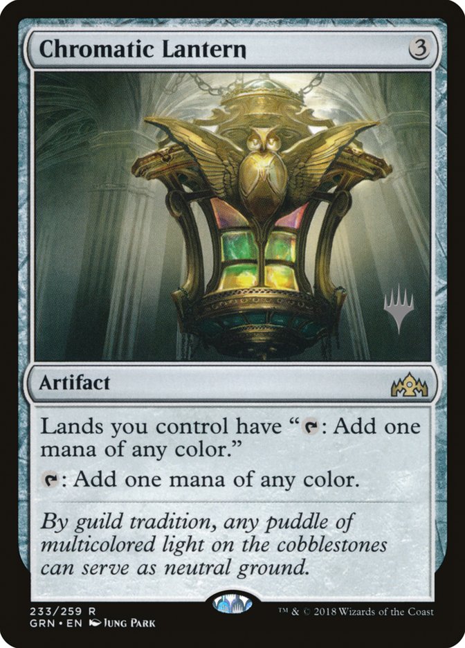Chromatic Lantern (Promo Pack) [Guilds of Ravnica Promos] [Foil]