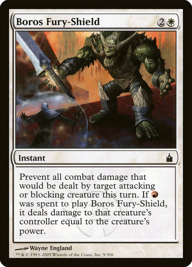 Boros Fury-Shield [Ravnica: City of Guilds] [Foil]