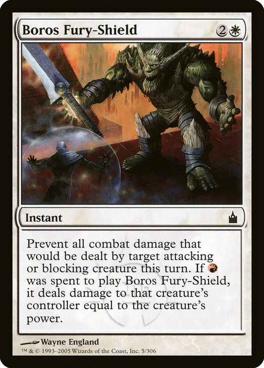 Boros Fury-Shield [Ravnica: City of Guilds] [Foil]