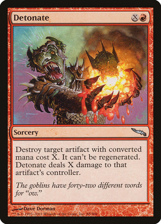 Detonate [Mirrodin] [Foil]