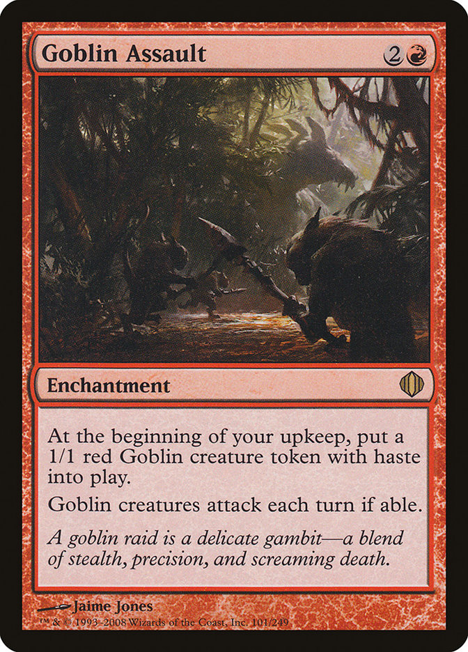 Goblin Assault [Shards of Alara] [Foil]