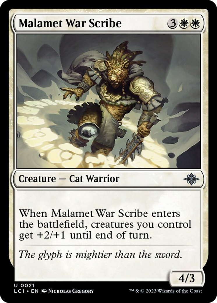 Malamet War Scribe [The Lost Caverns of Ixalan] [Foil]