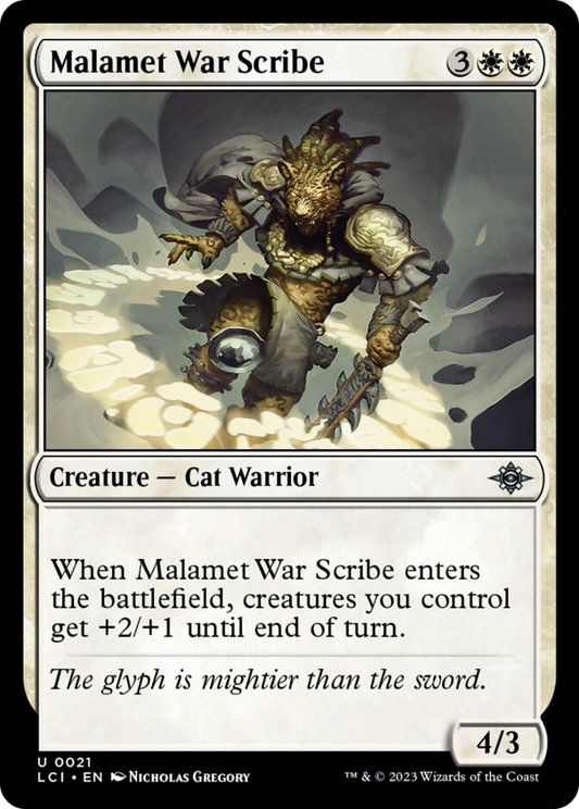 Malamet War Scribe [The Lost Caverns of Ixalan] [Foil]
