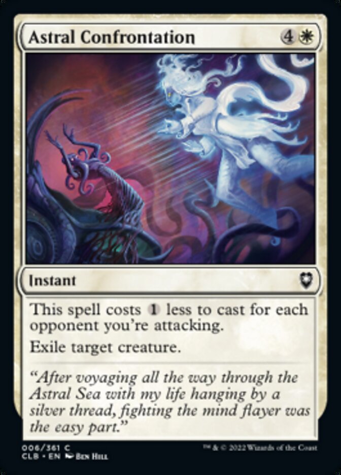 Astral Confrontation [Commander Legends: Battle for Baldur's Gate] [Foil]