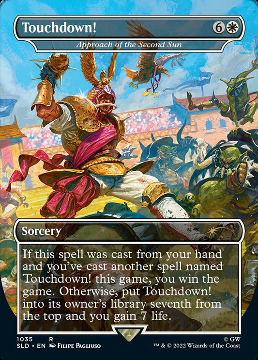 Touchdown! - Approach of the Second Sun (Borderless) [Secret Lair Drop Series] [Foil]