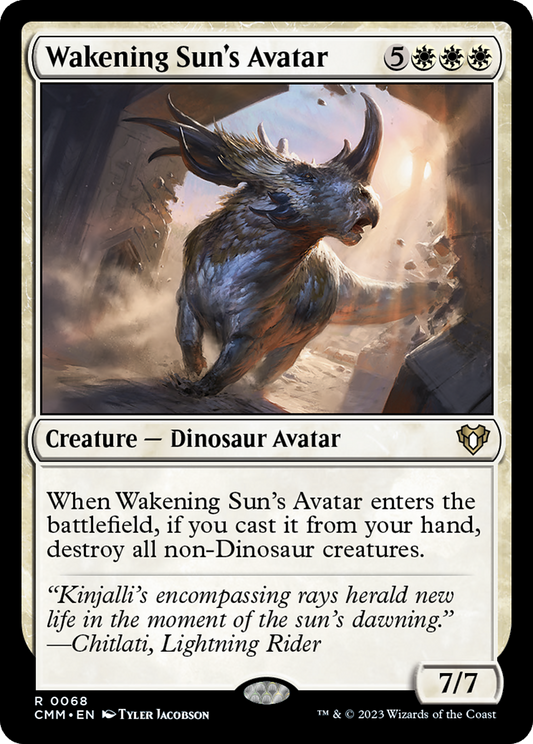 Wakening Sun's Avatar [Commander Masters] [Foil]