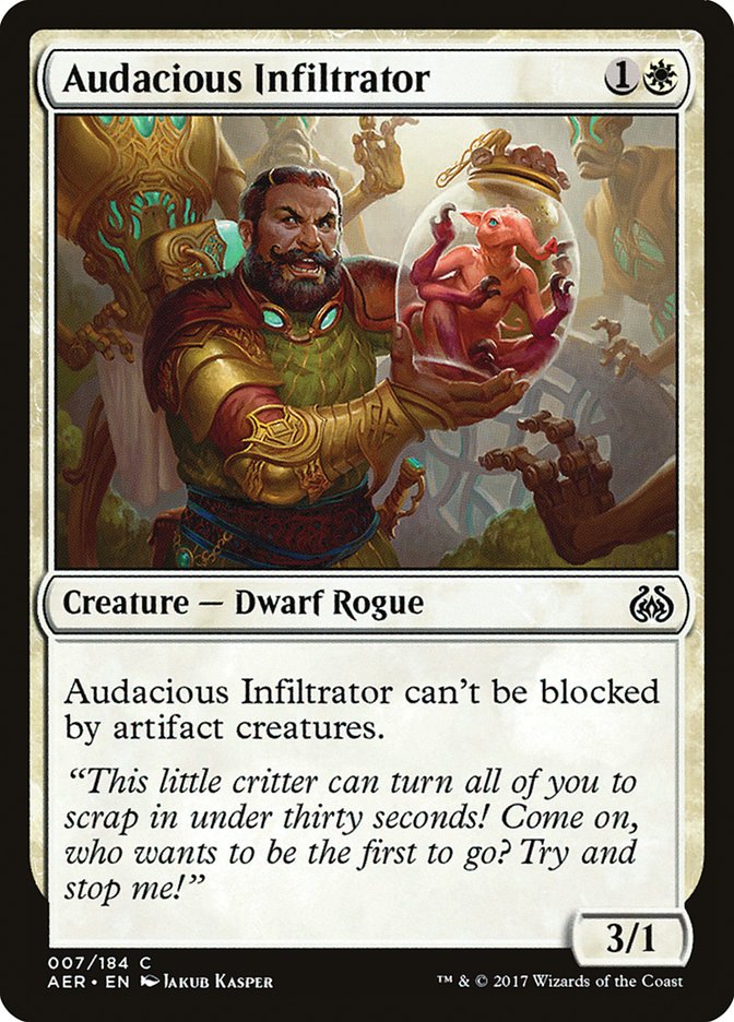 Audacious Infiltrator [Aether Revolt] [Foil]