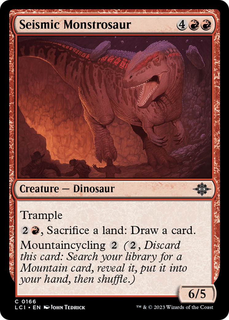 Seismic Monstrosaur [The Lost Caverns of Ixalan] [Foil]