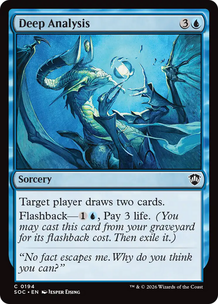 Deep Analysis [Secrets of Strixhaven Commander] [Foil]