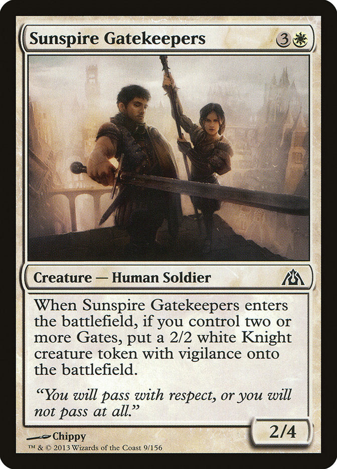 Sunspire Gatekeepers [Dragon's Maze] [Foil]