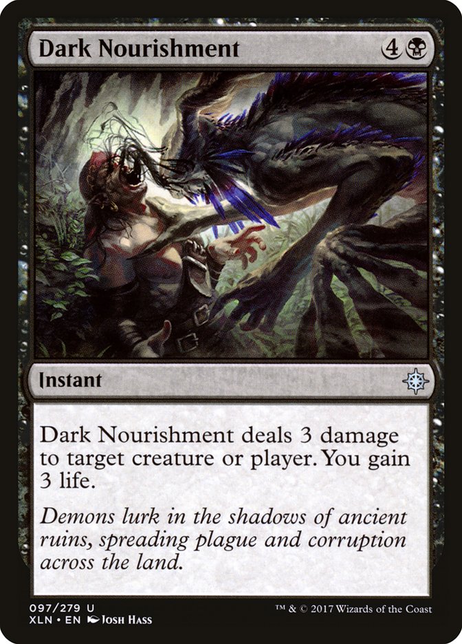 Dark Nourishment [Ixalan] [Foil]