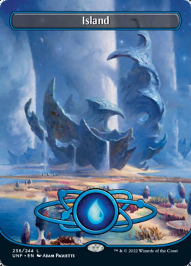 Island (236) (Planetary Space-ic Land) [Unfinity] [Foil]