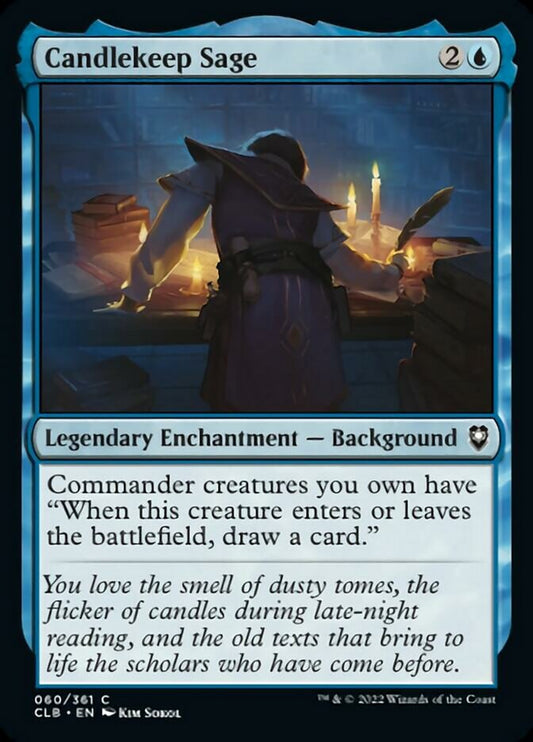 Candlekeep Sage [Commander Legends: Battle for Baldur's Gate] [Foil]