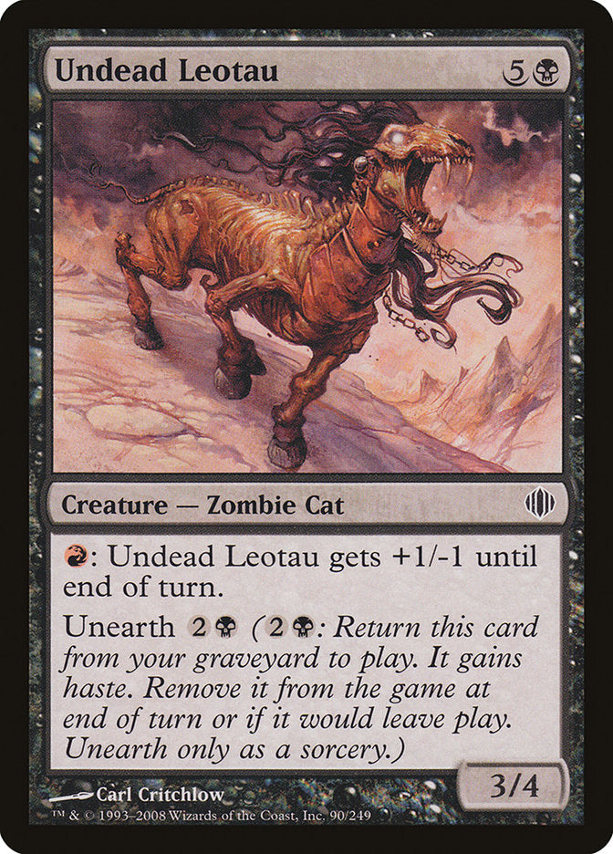 Undead Leotau [Shards of Alara] [Foil]