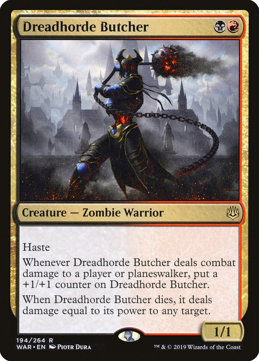 Dreadhorde Butcher [War of the Spark] [Foil]