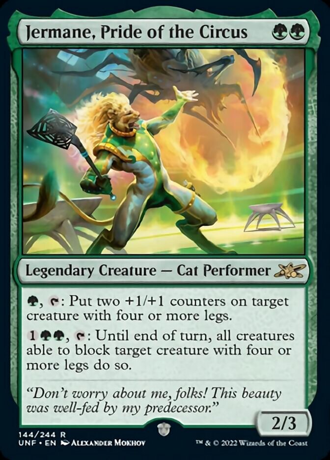 Jermane, Pride of the Circus [Unfinity] [Foil]