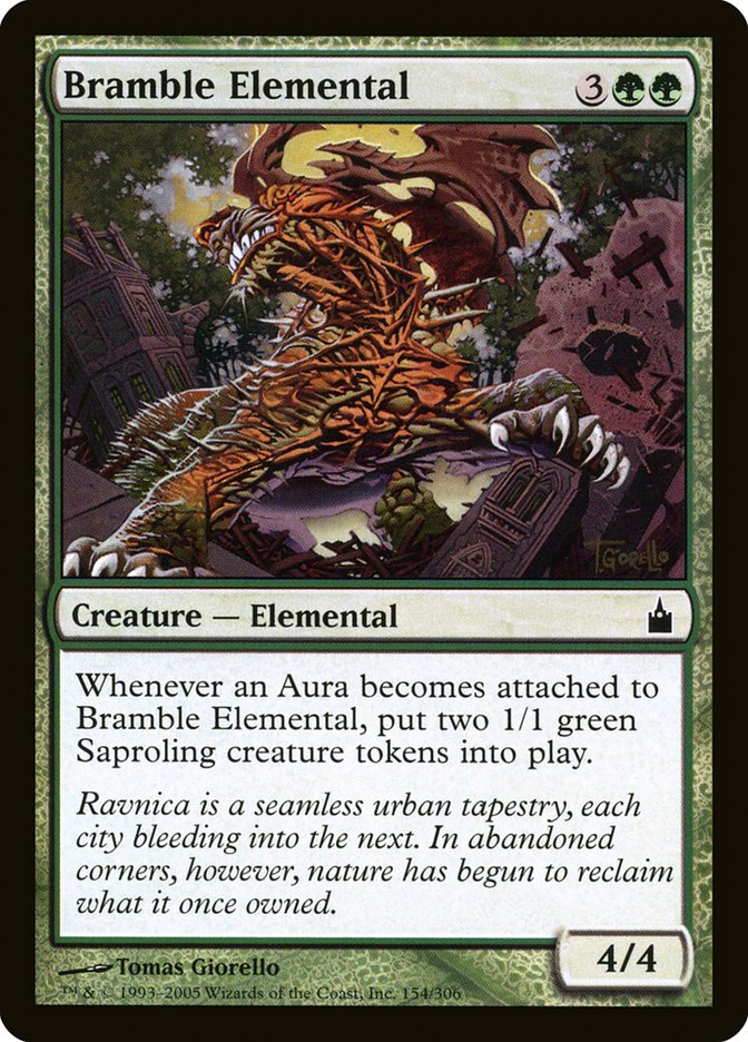 Bramble Elemental [Ravnica: City of Guilds] [Foil]