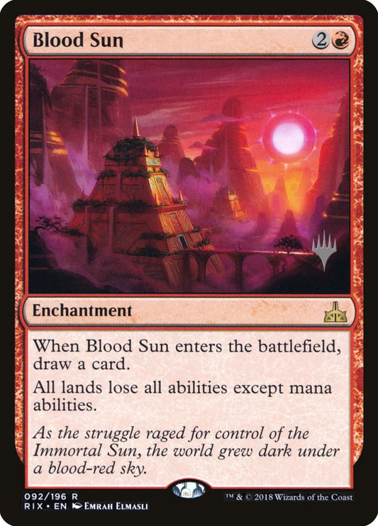 Blood Sun (Promo Pack) [Rivals of Ixalan Promos] [Foil]