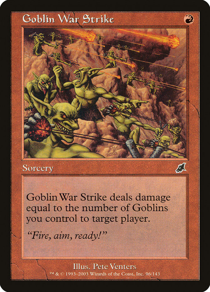 Goblin War Strike [Scourge] [Foil]