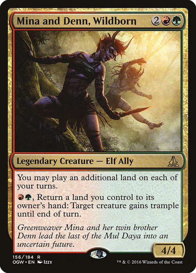 Mina and Denn, Wildborn [Oath of the Gatewatch] [Foil]