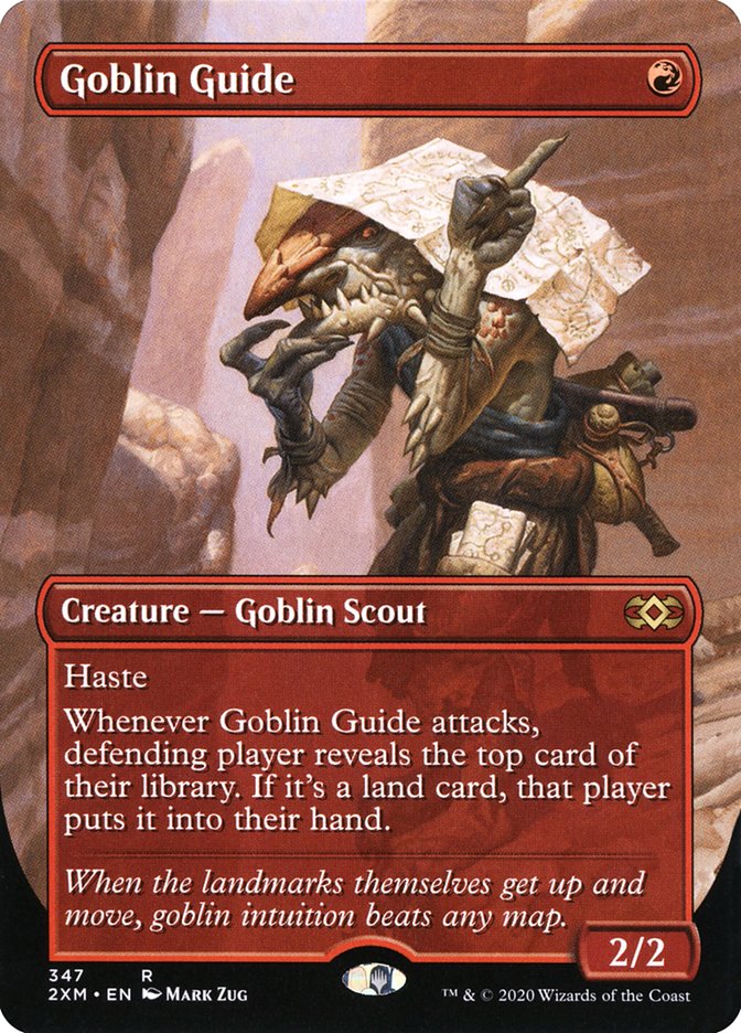 Goblin Guide (Toppers) [Double Masters] [Foil]
