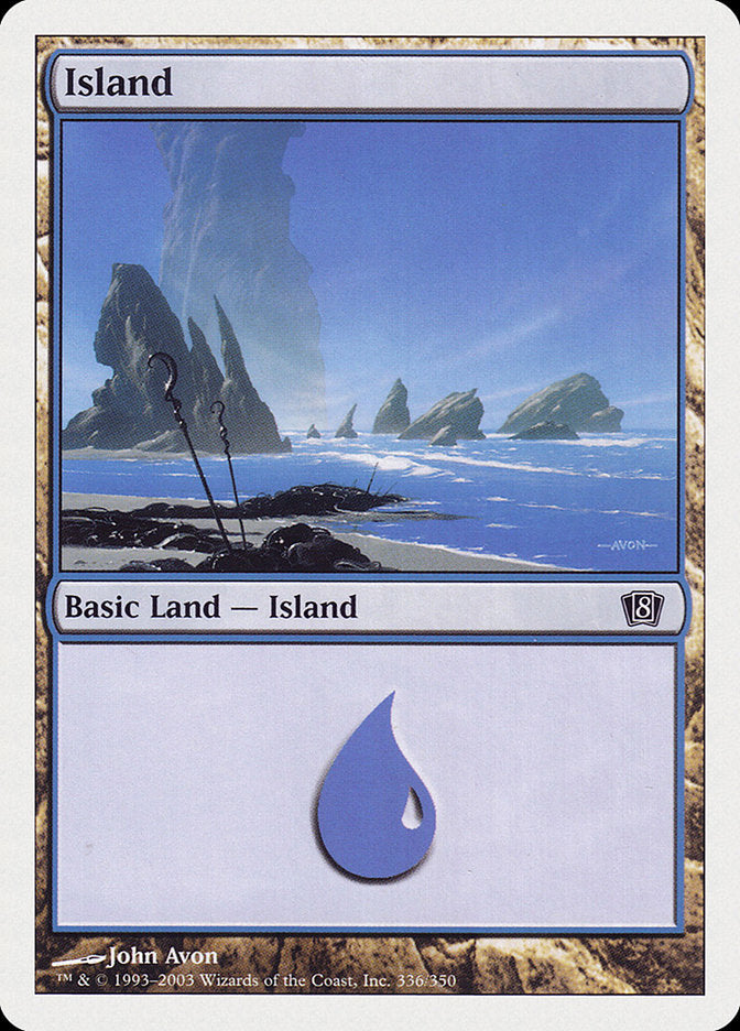 Island (336) [Eighth Edition] [Foil]