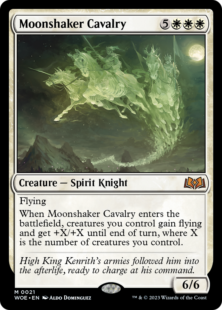 Moonshaker Cavalry [Wilds of Eldraine] [Foil]
