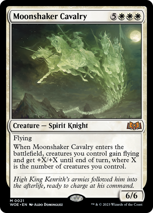 Moonshaker Cavalry [Wilds of Eldraine] [Foil]