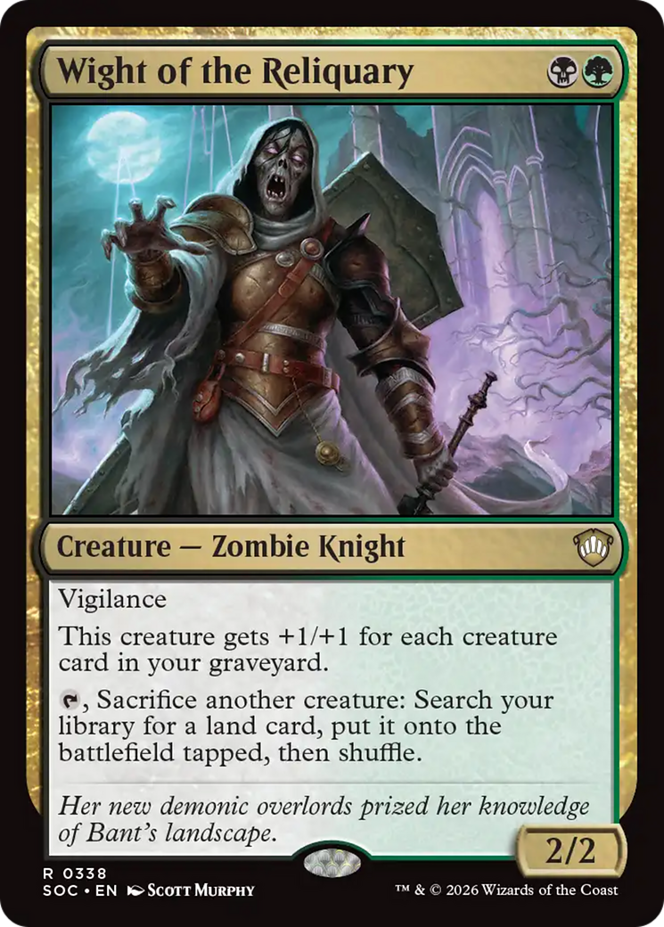 Wight of the Reliquary [Secrets of Strixhaven Commander] [Foil]