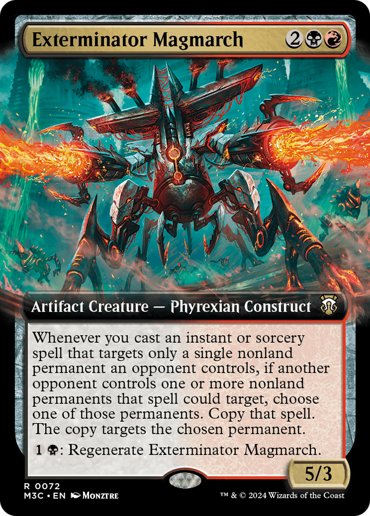 Exterminator Magmarch (Extended Art) [Modern Horizons 3 Commander] [Foil]