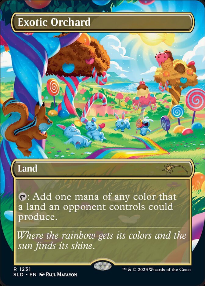 Exotic Orchard (Borderless) [Secret Lair Drop Series] [Foil]