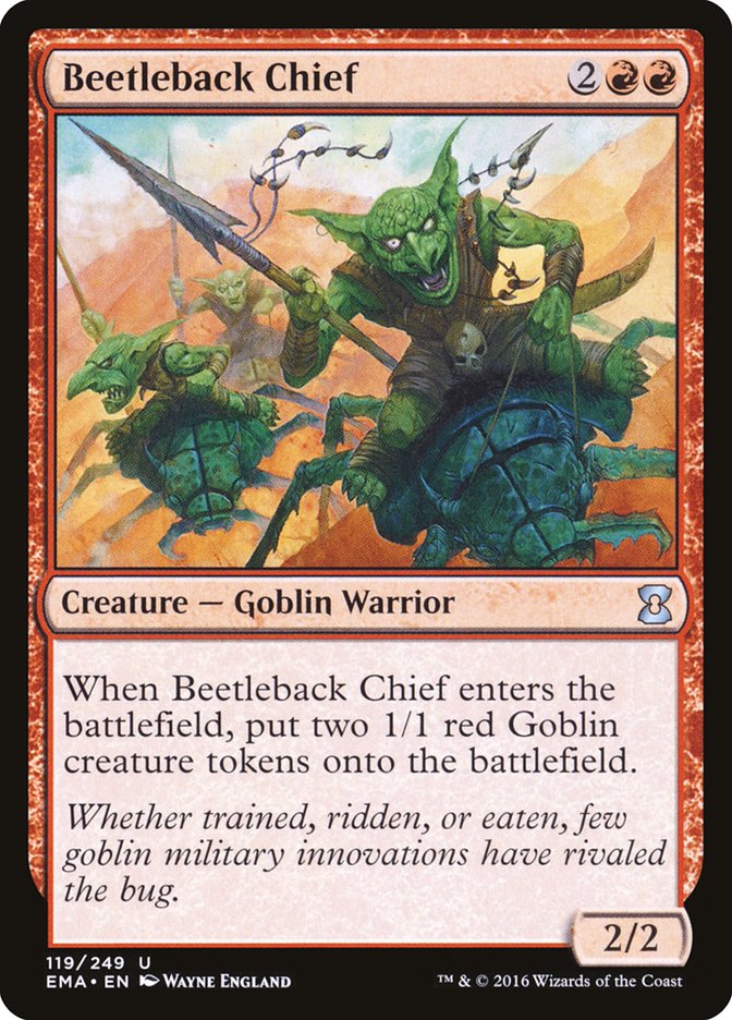 Beetleback Chief [Eternal Masters] [Foil]
