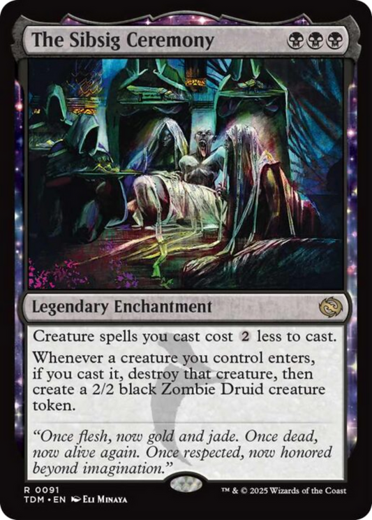 The Sibsig Ceremony [Tarkir: Dragonstorm] [Foil]