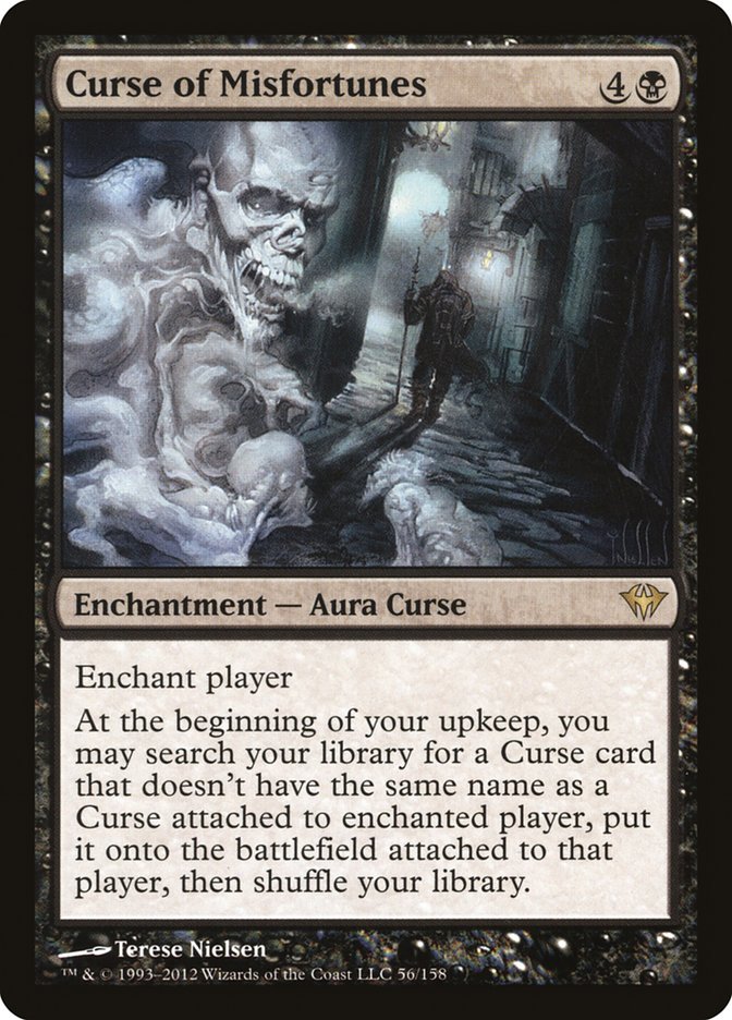 Curse of Misfortunes [Dark Ascension] [Foil]
