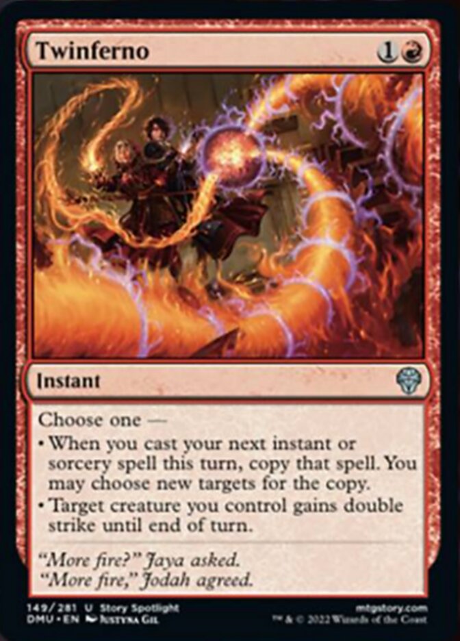 Twinferno [Dominaria United] [Foil]
