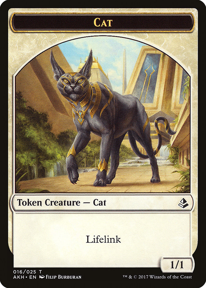 Cat Token [Amonkhet Tokens] [Foil]