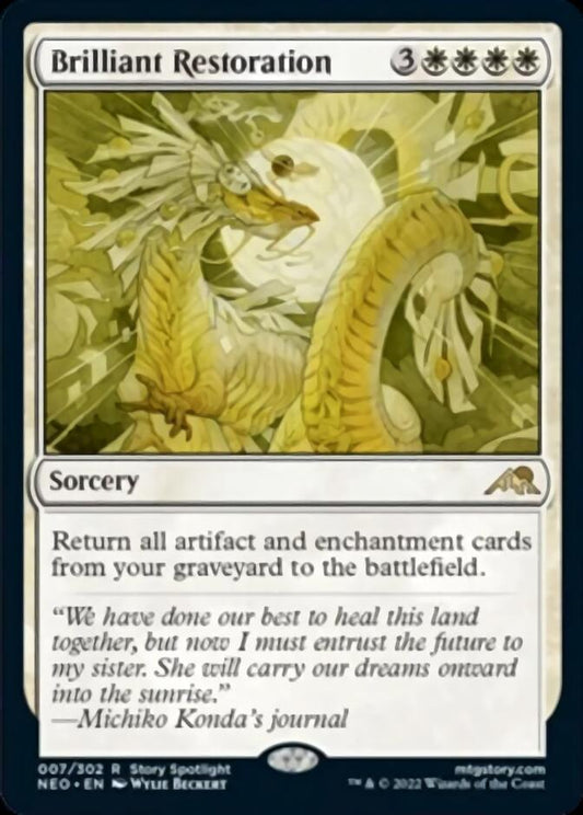 Brilliant Restoration [Kamigawa: Neon Dynasty] [Foil]