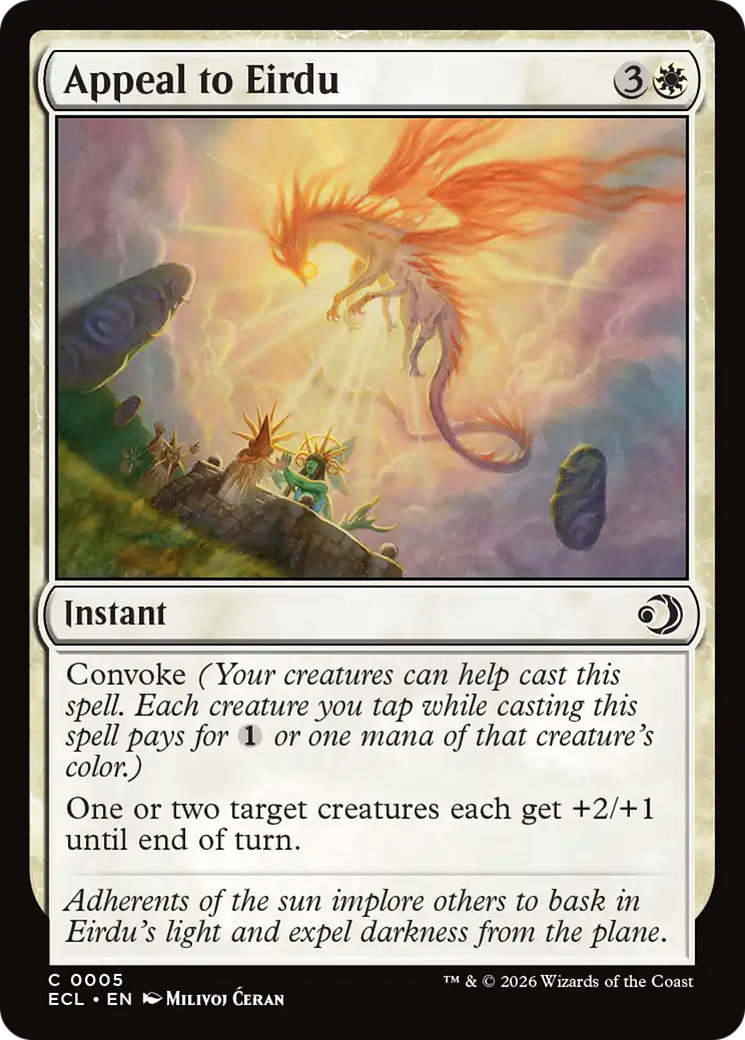 Appeal to Eirdu [Lorwyn Eclipsed] [Foil]