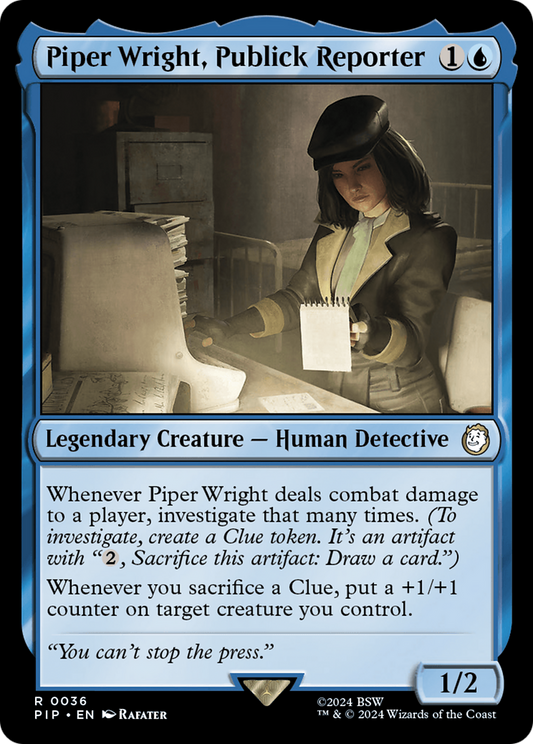 Piper Wright, Publick Reporter [Fallout] [Foil]