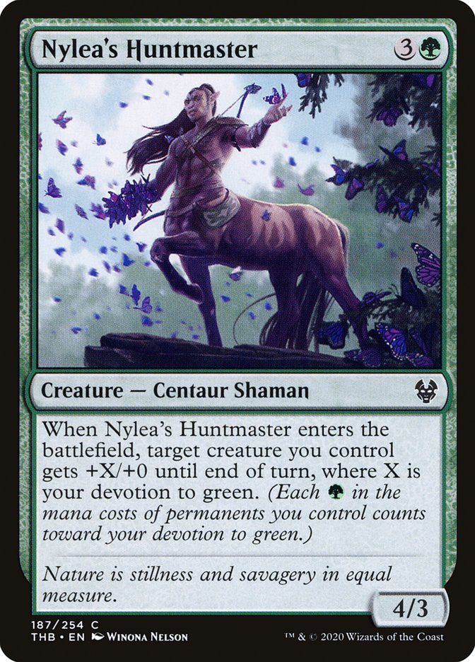 Nylea's Huntmaster [Theros Beyond Death] [Foil]