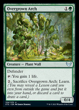 Overgrown Arch [Strixhaven: School of Mages] [Foil]