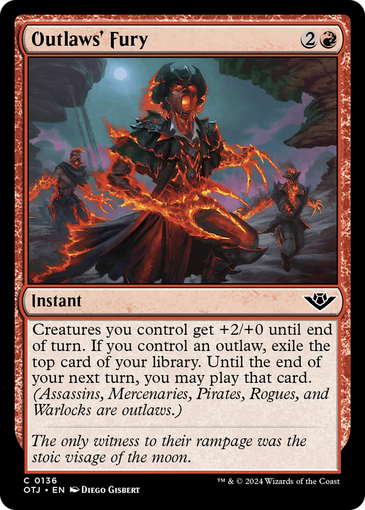 Outlaws' Fury [Outlaws of Thunder Junction] [Foil]