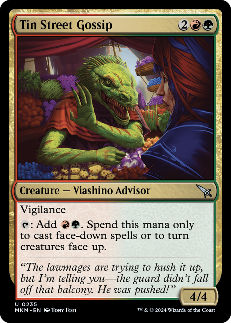 Tin Street Gossip [Murders at Karlov Manor] [Foil]