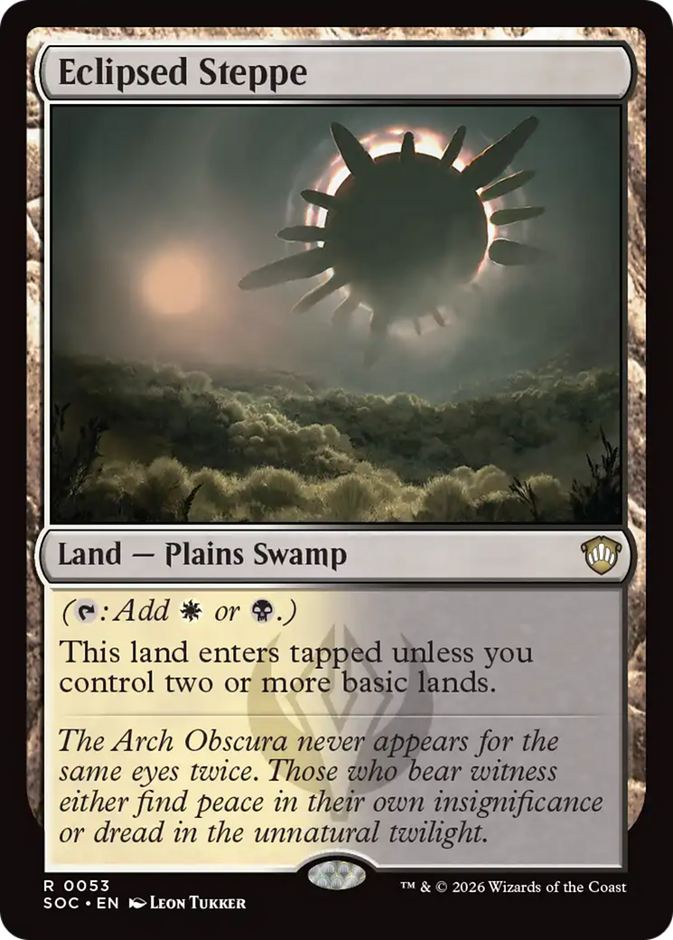 Eclipsed Steppe [Secrets of Strixhaven Commander] [Foil]