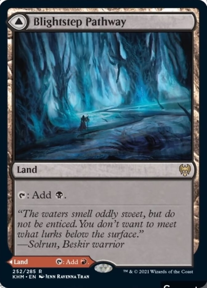 Blightstep Pathway // Searstep Pathway [Kaldheim] [Foil]