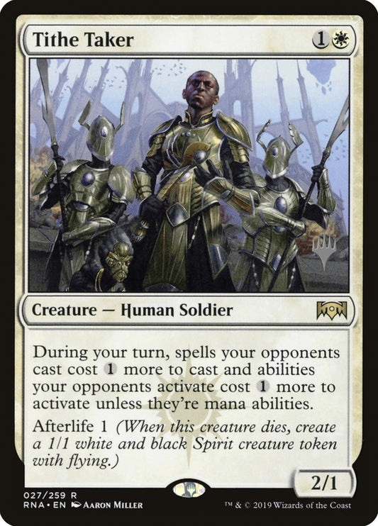 Tithe Taker (Promo Pack) [Ravnica Allegiance Promos] [Foil]