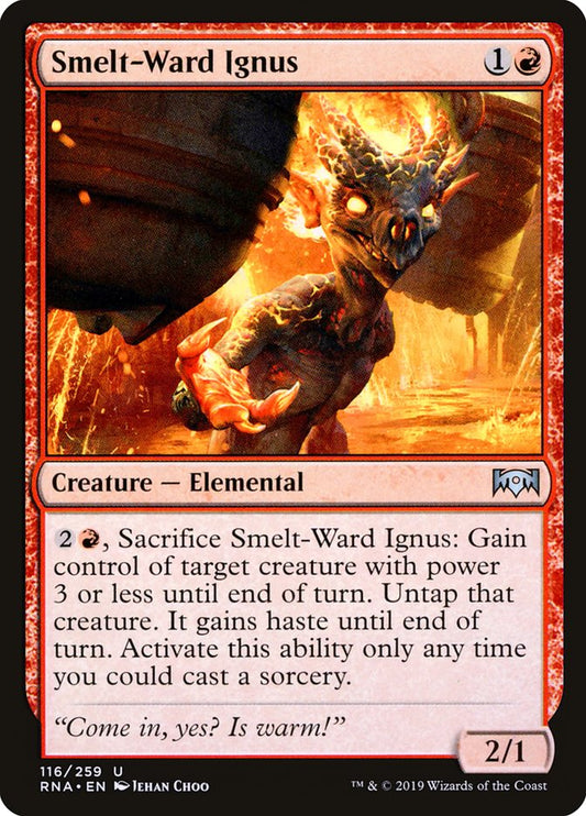 Smelt-Ward Ignus [Ravnica Allegiance] [Foil]