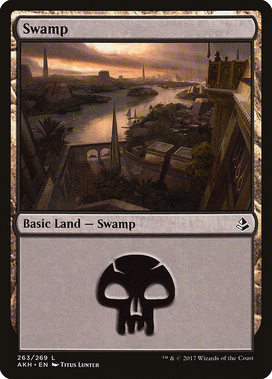 Swamp (263) [Amonkhet] [Foil]